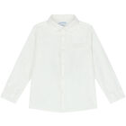 Boys White Shirt & Bow Tie, 1, hi-res